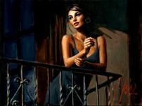 Fabian Perez Fabian Perez Saba at the Balcony VII